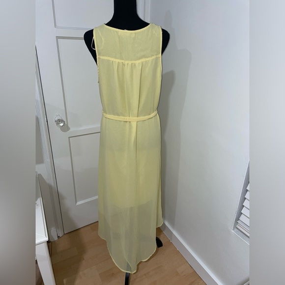 ⚜️ 2/$10 - ForLove 21 - Yellow High-Low Button Up Dress - Size L - Picture 2 of 6